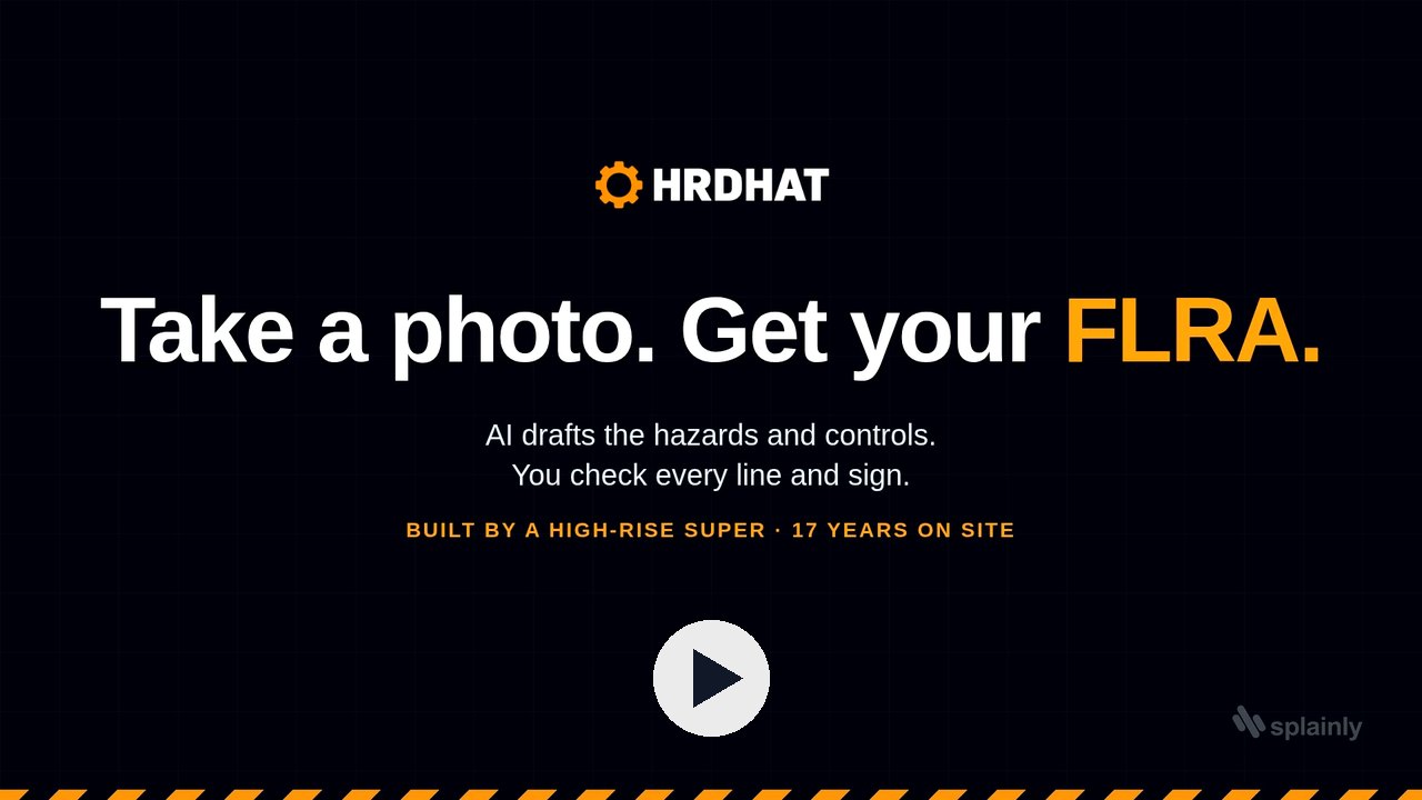 HrdHat in 30 seconds, made by Splainly. Tap to watch.